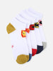 One Friday White Solid Socks (Set Of 5) - One Friday World