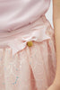 One Friday Kids Girls Princess Peach Sequin Skirt with Bow - One Friday World