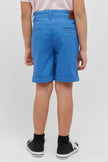 One Friday Kids Boys Blue Casual Cotton Short - One Friday World