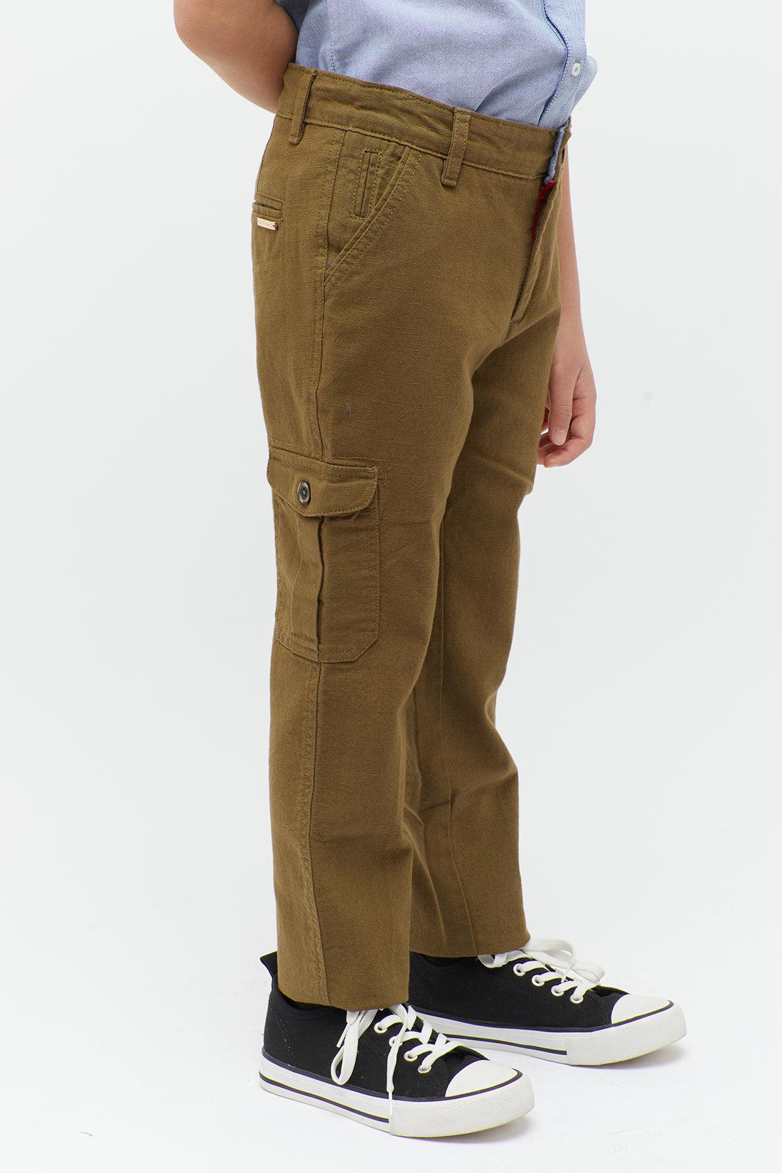 One Friday Olive Green Pocket Trouser - One Friday World