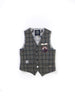 One Friday Grey Checks Waist Coat - One Friday World