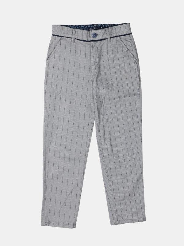 One Friday Grey Stripes Trouser - One Friday World