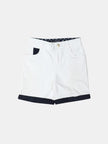 One Friday White and Blue Shorts - One Friday World