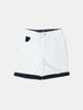 One Friday White and Blue Shorts - One Friday World