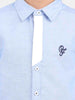 One Friday Blue Formal Logo Shirt - One Friday World