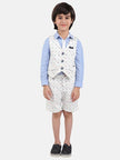 One Friday Nautical Print Waist Coat - One Friday World