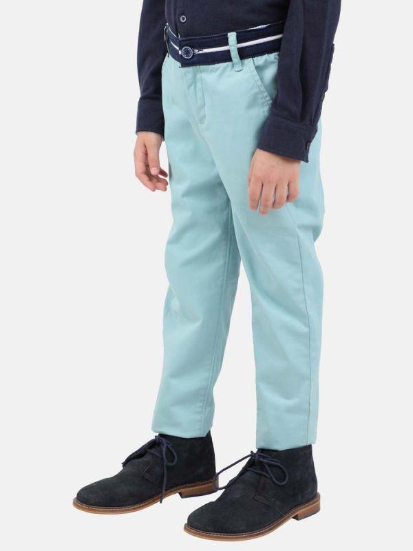 One Friday Aqua Blue Trouser - One Friday World