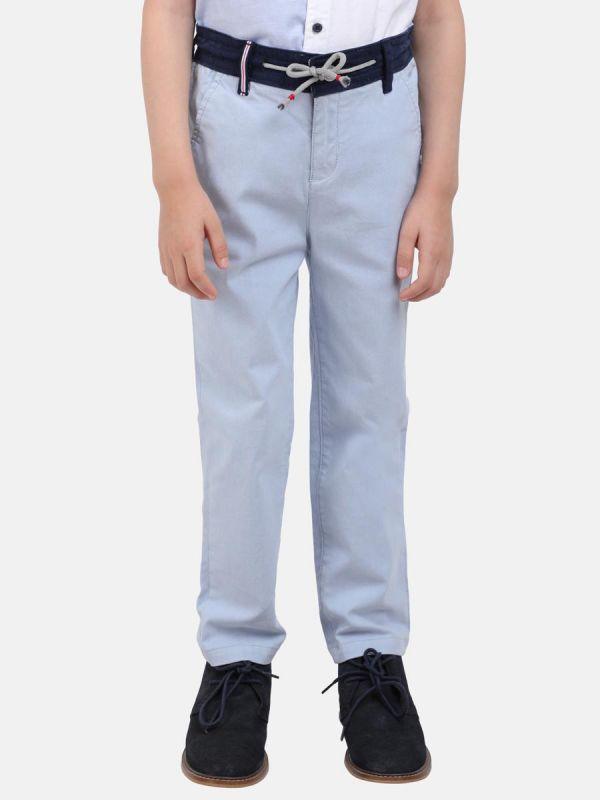 One Friday Blue Waistband Trouser - One Friday World