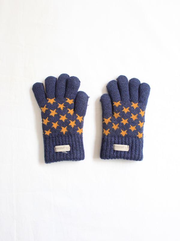 One Friday Navy Blue Warm Gloves - One Friday World