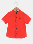 One Friday Orange Solid Shirt - One Friday World