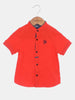 One Friday Orange Solid Shirt - One Friday World