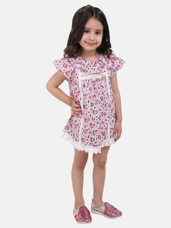 One Friday Kids Girls Printed Cotton Summer Dress - One Friday World