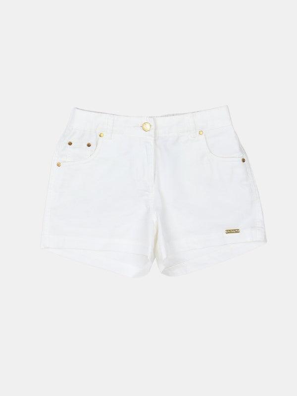 One Friday Gold Button Shorts - One Friday World