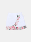 One Friday Off White Denim Skirt - One Friday World