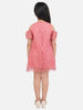 One Friday Pink Lace Design Dress - One Friday World