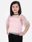 One Friday Pink Frill Top - One Friday World