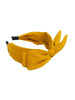 One Friday Yellow Twill Hairbands - One Friday World