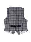 One Friday Grey Checks Waist Coat - One Friday World