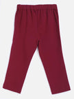 One Friday Burgundy Solid Legging - One Friday World