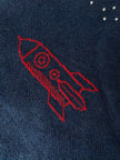 One Friday Navy Blue Rocket Blanket - One Friday World