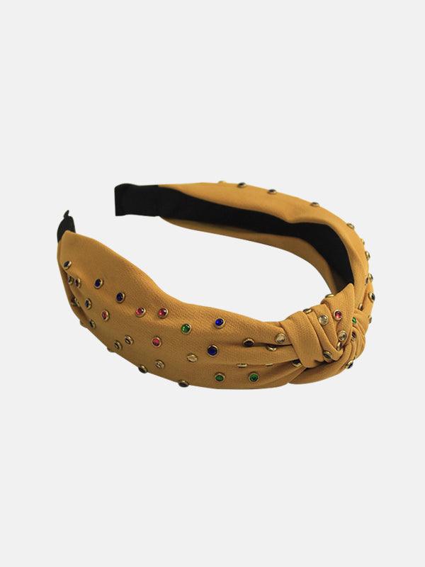 One Friday Mustard Party Wear Hair Band - One Friday World