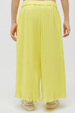 One Friday Crushed Yellow Culotte - One Friday World