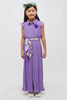 One Friday Purple Pleated Jumpsuit - One Friday World