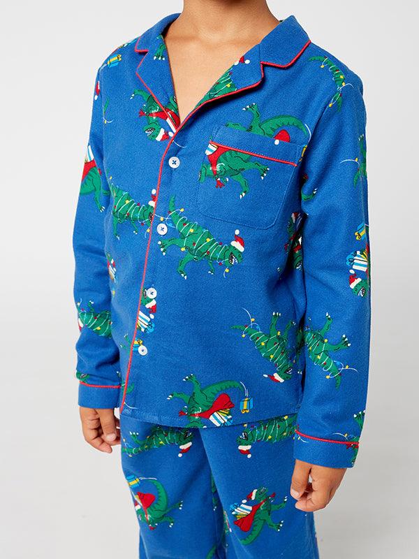 One Friday Blue Animal Printed Night Suit - One Friday World