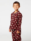 One Friday Brown Allover Print Night Suit - One Friday World