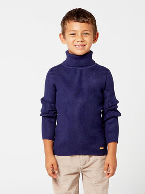 Navy Blue Turtleneck Warmer - One Friday World