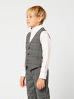 One Friday Grey Checks Waist Coat - One Friday World