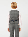 One Friday Grey Checks Waist Coat - One Friday World