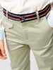 One Friday Green Pants with Belt style waistband - One Friday World