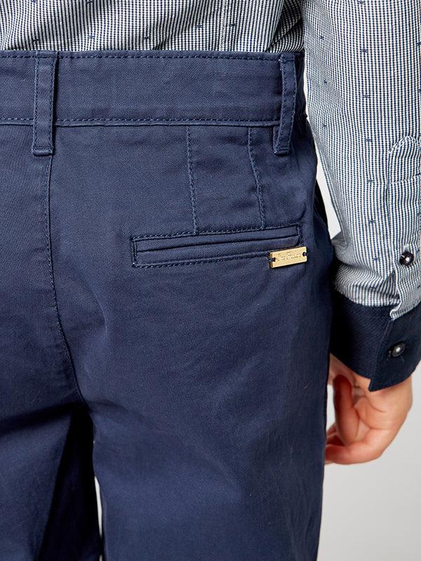 One Friday Navy Blue Coin Pocket Trouser - One Friday World