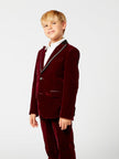 One Friday Red Velvet 2 Piece Suit - One Friday World