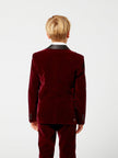 One Friday Red Velvet 2 Piece Suit - One Friday World