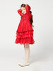 One Friday Red Lace Party Dress - One Friday World