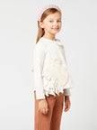 One Friday Off White Swan Top - One Friday World