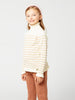 Off White Gold Lurex Stripes Jumper - One Friday World