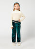 One Friday Solid Green Corduroy Pants - One Friday World