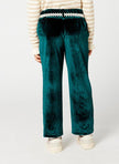 One Friday Solid Green Corduroy Pants - One Friday World