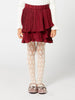 One Friday Wine Pleated Skirt - One Friday World