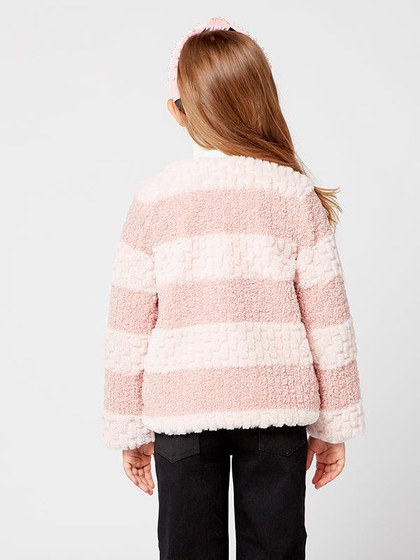 Pink Stripes Jacket - One Friday World