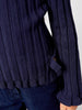 Navy Blue Turtleneck Warmer - One Friday World