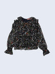 One Friday Navy Blue Printed Top - One Friday World