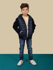 Navy Blue Puffer Jacket - One Friday World