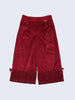 One Friday Burgundy Suede Culottes - One Friday World