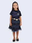 One Friday Navy Blue Frill Dress - One Friday World