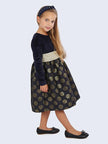 One Friday Navy Blue Polka Dot Dress - One Friday World