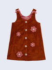 One Friday Brown Sleeveless Corduroy Dress - One Friday World